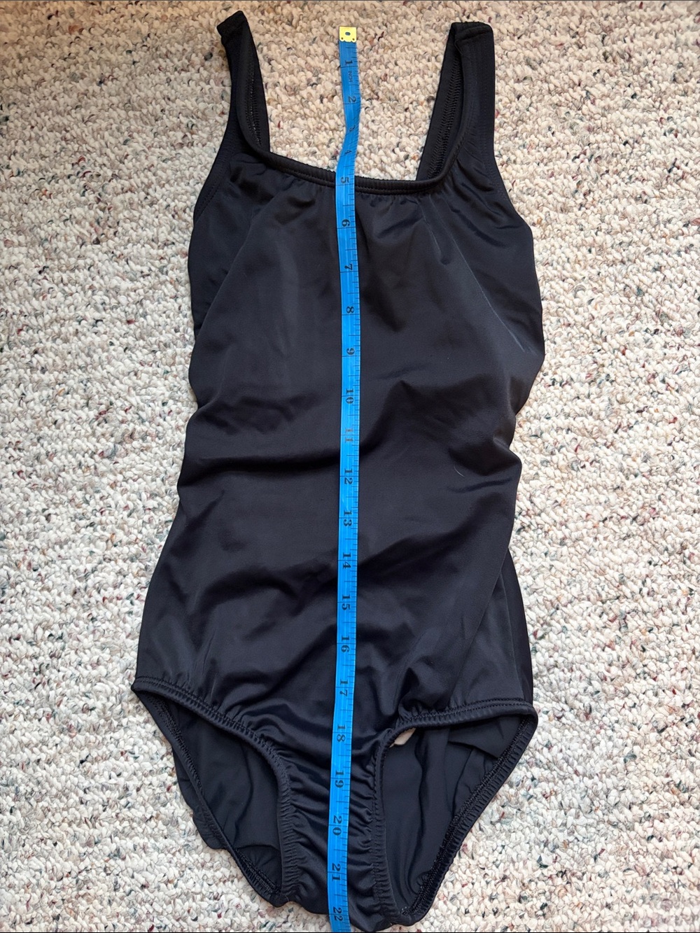 Women's black leotard~Open back with cross straps